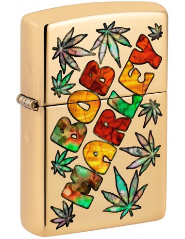 Brichetă Zippo 49835 Bob Marley with Marijuana Leaves