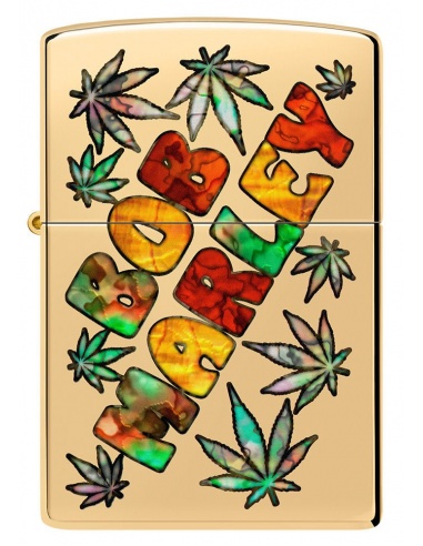 Brichetă Zippo 49835 Bob Marley with Marijuana Leaves