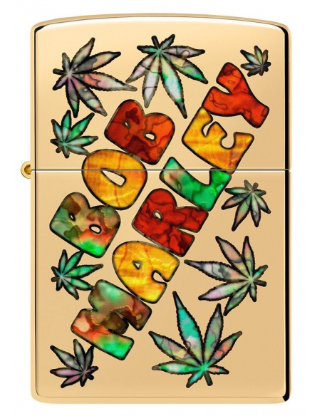Brichetă Zippo 49835 Bob Marley with Marijuana Leaves