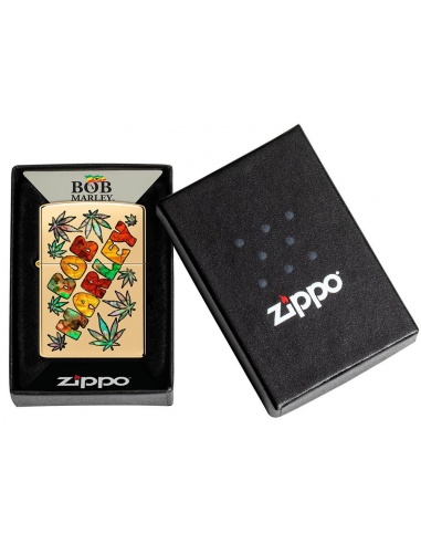 Brichetă Zippo 49835 Bob Marley with Marijuana Leaves