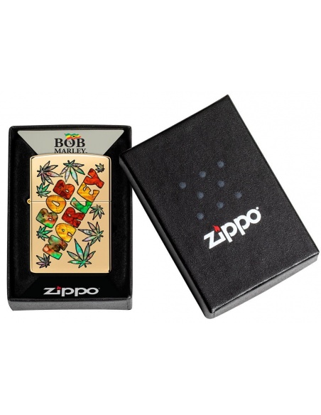 Brichetă Zippo 49835 Bob Marley with Marijuana Leaves