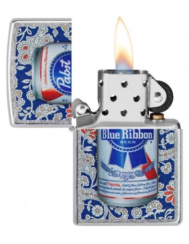Brichetă Zippo 49821 Pabst Blue Ribbon Floral Can