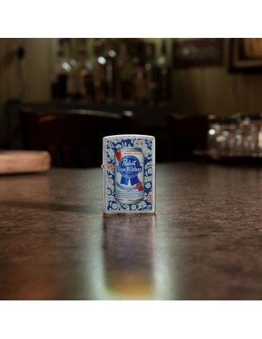 Brichetă Zippo 49821 Pabst Blue Ribbon Floral Can