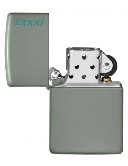 Brichetă Zippo 49843ZL Classic Sage Green with Zippo Logo