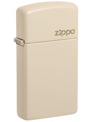 Brichetă Zippo 49528ZL Slim Flat Sand with Zippo Logo