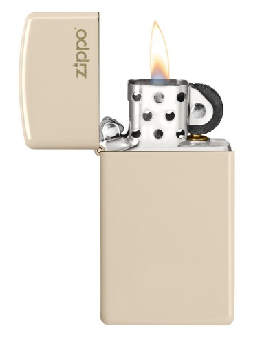 Brichetă Zippo 49528ZL Slim Flat Sand with Zippo Logo