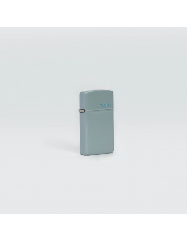 Brichetă Zippo 49527ZL Slim Flat Grey with Zippo Logo