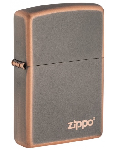 Brichetă Zippo 49839ZL Classic Rustic Bronze with Zippo Logo