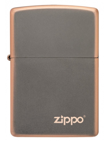 Brichetă Zippo 49839ZL Classic Rustic Bronze with Zippo Logo