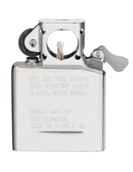 Inserție brichetă Zippo tip pipă argintie 65846
