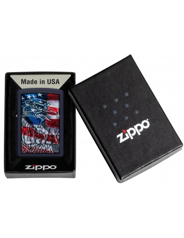Brichetă Zippo 48189 Patriotic Eagle and American Flag