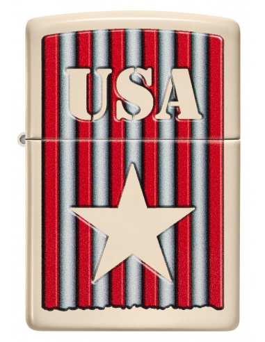 Brichetă Zippo 48204 Patriotic Star and USA