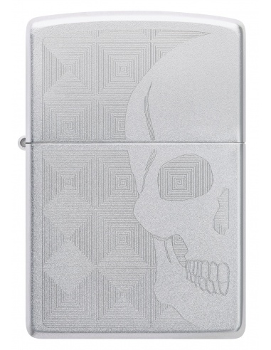 Brichetă Zippo 48208 Skull and Geometric Design