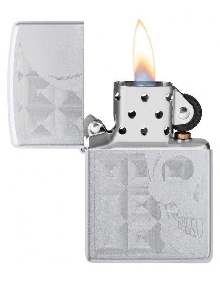 Brichetă Zippo 48208 Skull and Geometric Design