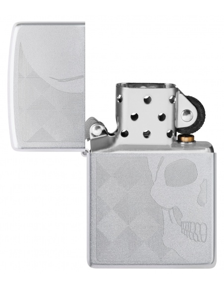 Brichetă Zippo 48208 Skull and Geometric Design