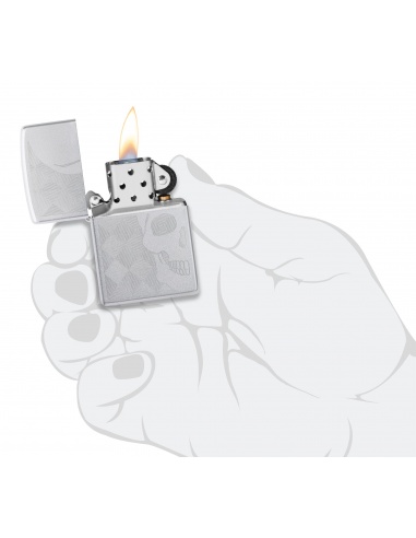 Brichetă Zippo 48208 Skull and Geometric Design