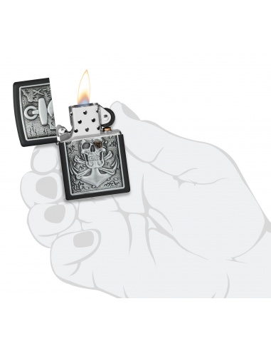 Brichetă Zippo 48122 Skull Anchor with Eye Patch