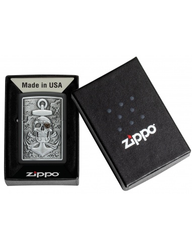Brichetă Zippo 48122 Skull Anchor with Eye Patch
