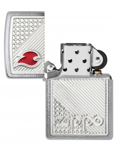 Brichetă Zippo 48126 Zippo Logo and Flame on Tiles