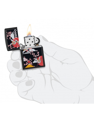 Brichetă Zippo 48182 Kimono - Peaceful Cherry Blossoms and Cranes