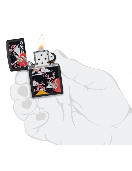 Brichetă Zippo 48182 Kimono - Peaceful Cherry Blossoms and Cranes