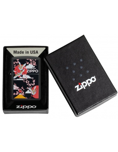 Brichetă Zippo 48182 Kimono - Peaceful Cherry Blossoms and Cranes