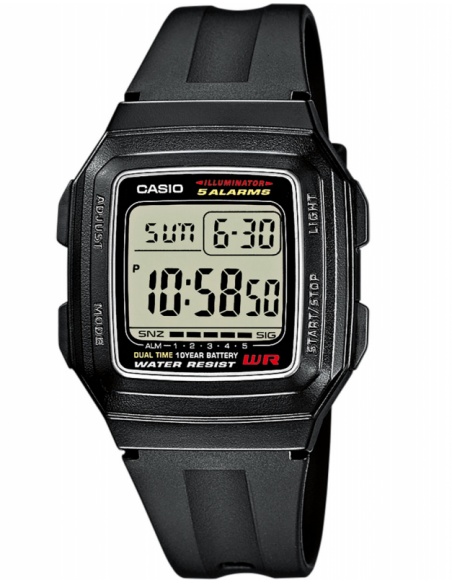 Ceas unisex Casio Collection F-201WA-1AEG