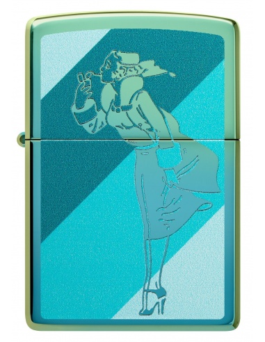 Brichetă Zippo 48457 Teal Windy Girl