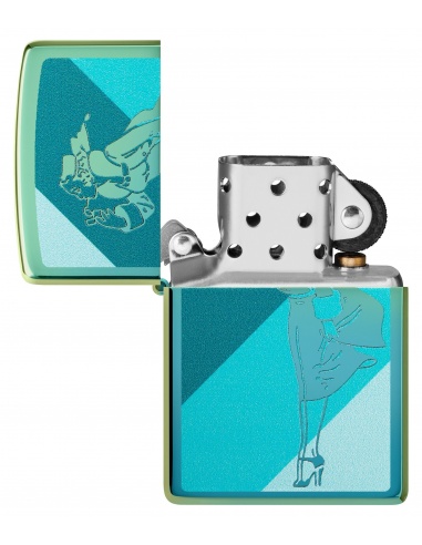 Brichetă Zippo 48457 Teal Windy Girl