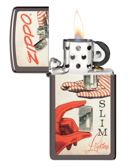 Brichetă Zippo 48396 Slim Retro Design