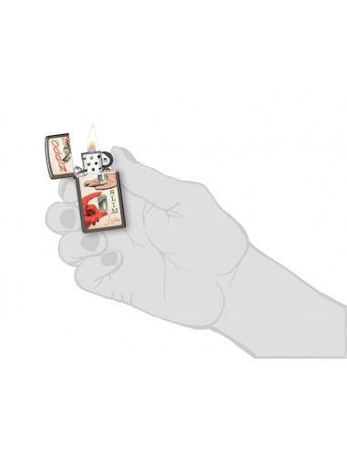 Brichetă Zippo 48396 Slim Retro Design