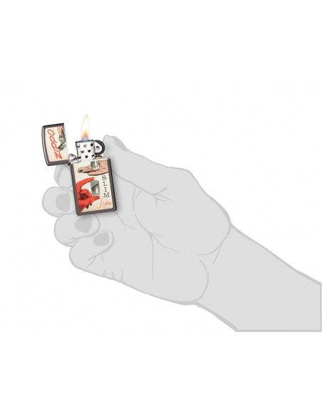 Brichetă Zippo 48396 Slim Retro Design