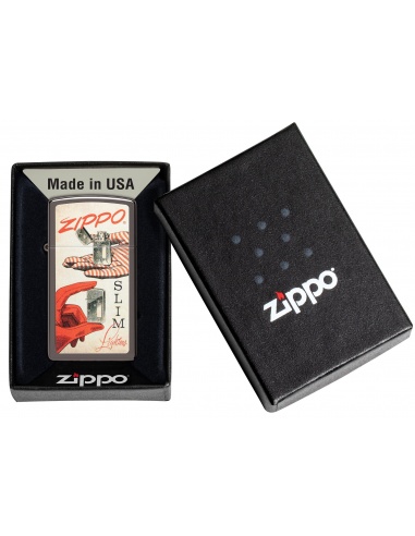 Brichetă Zippo 48396 Slim Retro Design