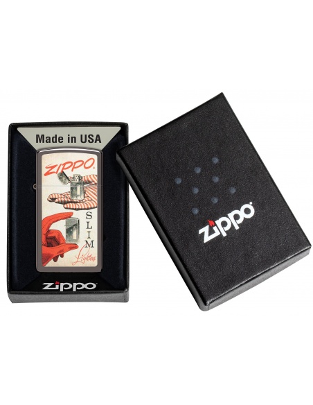 Brichetă Zippo 48396 Slim Retro Design