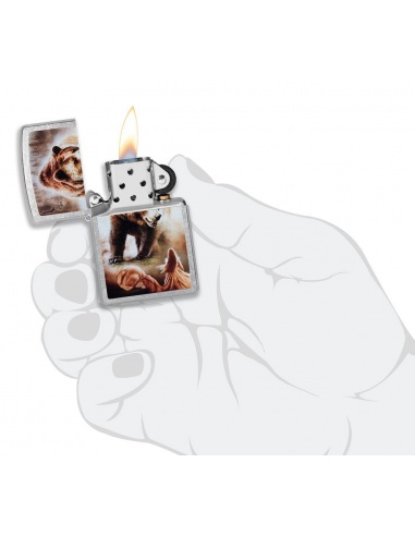 Brichetă Zippo 48330 Mazzi Grizzly Bear