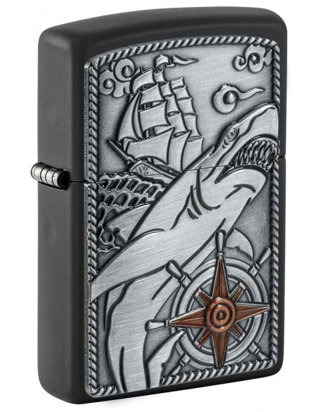Brichetă Zippo 48120 Nautical Ship Shark Emblem