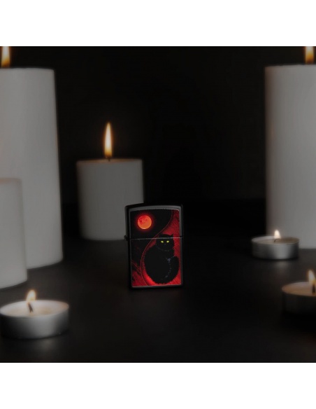 Brichetă Zippo 48453 Black Cat and Bloody Moon