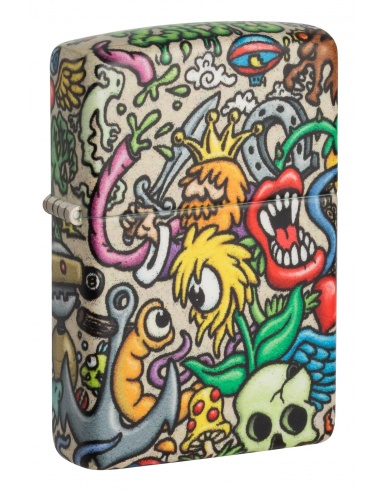 Brichetă Zippo 48394 Crazy Collage Tattoo