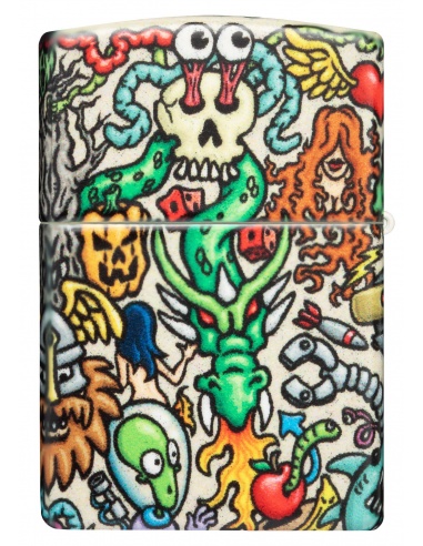 Brichetă Zippo 48394 Crazy Collage Tattoo