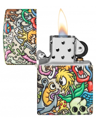 Brichetă Zippo 48394 Crazy Collage Tattoo