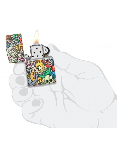 Brichetă Zippo 48394 Crazy Collage Tattoo
