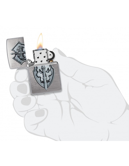 Brichetă Zippo 48372 Medieval Skull Crest