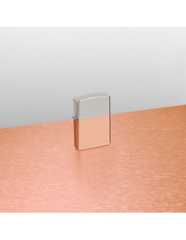 Brichetă Zippo 48694 Bimetal Sterling Silver Lid and Copper Bottom