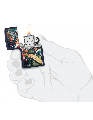 Brichetă Zippo 48698 Norman Rockwell To Make Men Free