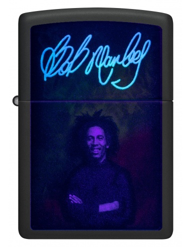Brichetă Zippo 48674 Black Light Bob Marley