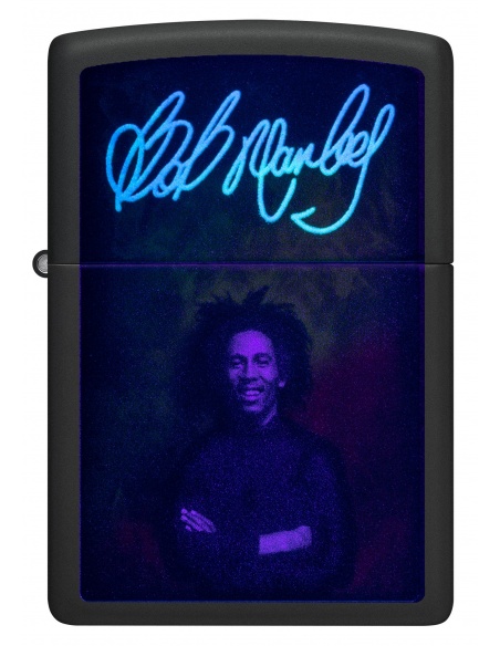 Brichetă Zippo 48674 Black Light Bob Marley