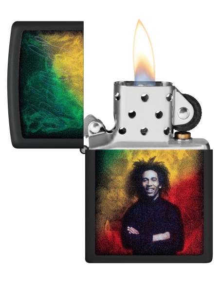 Brichetă Zippo 48674 Black Light Bob Marley