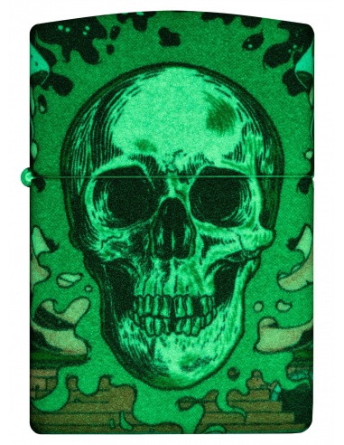 Brichetă Zippo 48640 Skull Glow in the dark