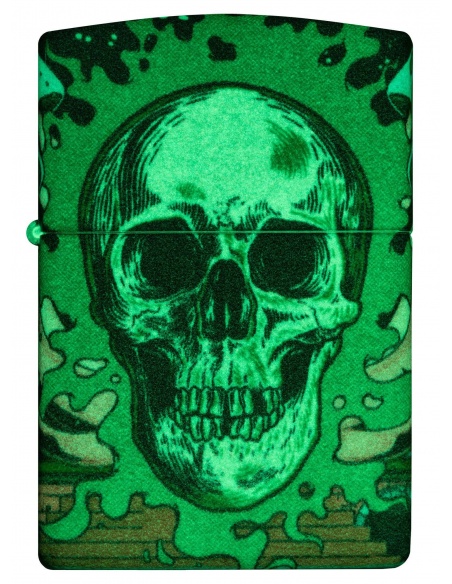Brichetă Zippo 48640 Skull Glow in the dark