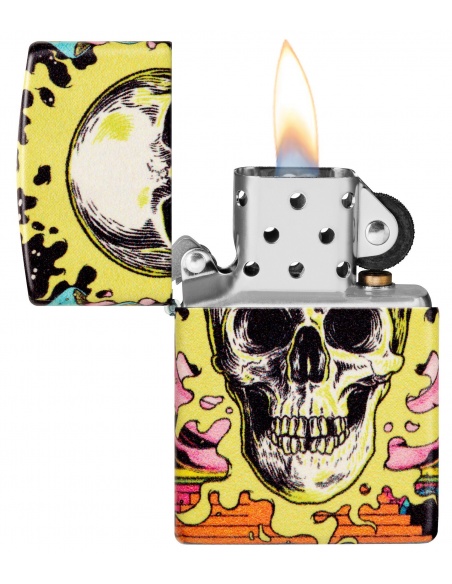Brichetă Zippo 48640 Skull Glow in the dark